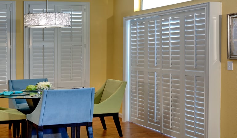 Patio Doors with Plantation Shutters in Atlanta